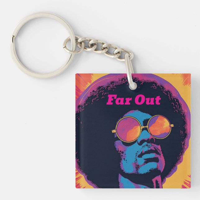Cool/Retro Keychain (Front)