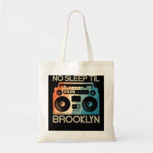 Cool Retro No Sleep Til Brooklyn, Old School Porta Tote Bag