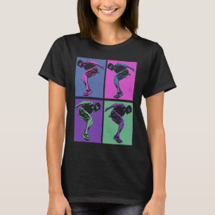 Cool Retro Parkour Free Running Parkour T-Shirt