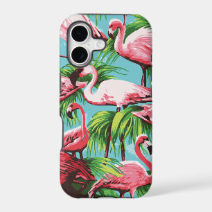 Cool Retro Pink Flamingos