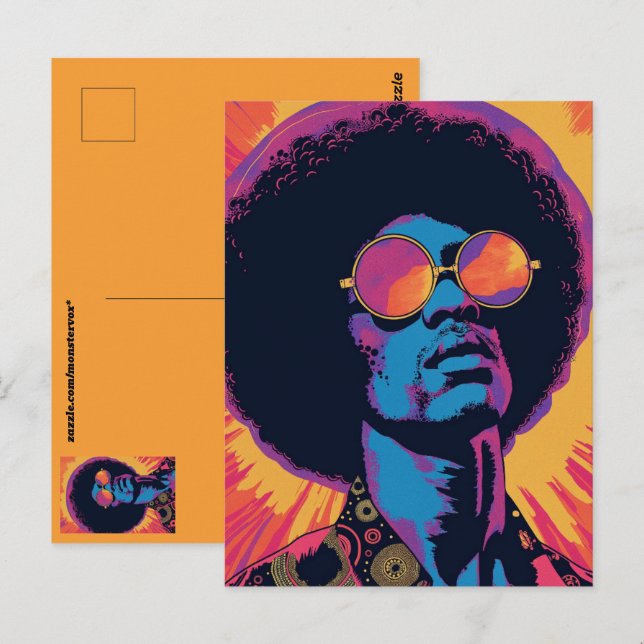Cool/Retro Postcard (Front/Back)