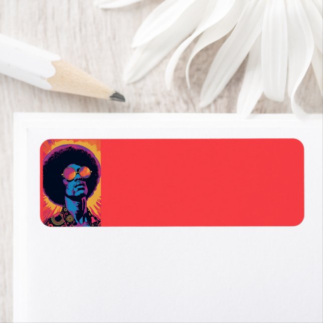 Cool/Retro Return Address Label (Insitu)