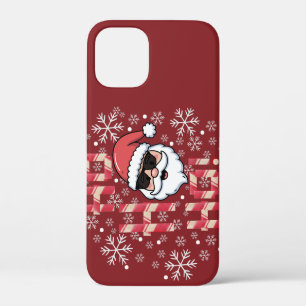 Cool Retro Santa Christmas Serving Tray iPhone 12 Mini Case