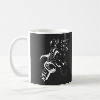 Cool Retro Saxophonist Custom Name (名入れ・カスタム対応) Coffee Mug