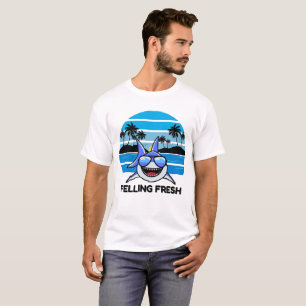 Cool Retro Shark with Sunglasses T-Shirt