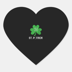 Cool Retro St. Patrick's Day KC Kansas City Love T Heart Sticker