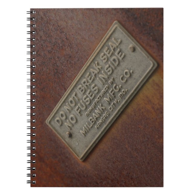 COOL- RETRO-STEAMPUNK- NOTEBOOK (Front)