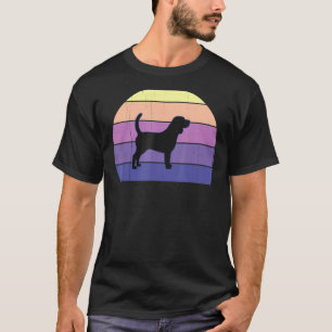 Cool Retro Sunset Beagles Great Beagle Owner Fun T-Shirt