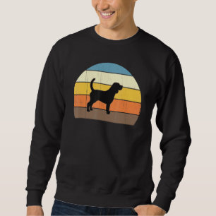 Cool Retro Sunset Beagles Great Beagle Owner Sweatshirt