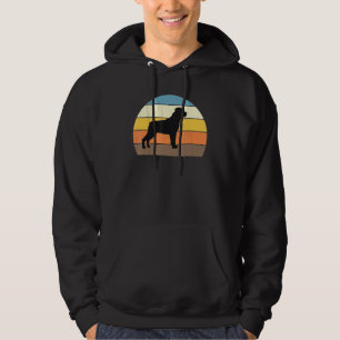 Cool Retro Sunset Rottweilers Great Rottweiler Own Hoodie