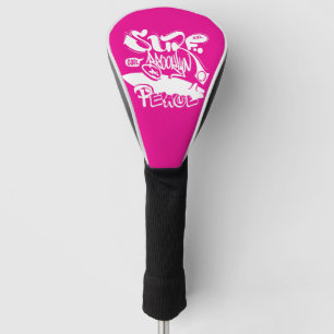 Cool Retro Surf Brooklyn Peace Golf Head Cover