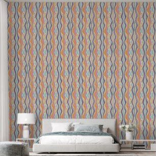 Cool retro tiled pattern wallpaper