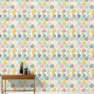 Cool retro tiled pattern wallpaper
