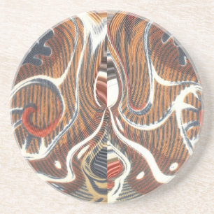 Cool Retro Vintage Aztec Hakuna Matata Colors Coaster