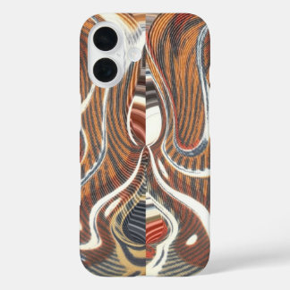 Cool Retro Vintage Aztec Hakuna Matata Colours iPhone 16 Case