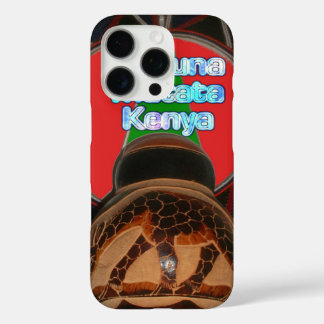 Cool Retro Vintage Hakuna Matata Gifts Kenya Guard iPhone 16 Pro Case
