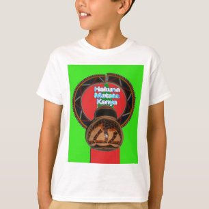 Cool Retro Vintage Hakuna Matata Gifts Kenya Guard T-Shirt