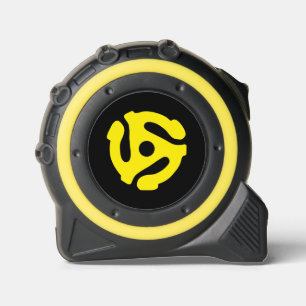 COOL Retro Vintage Yellow 45 spacer DJ 1