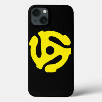 COOL Retro Vintage Yellow 45 spacer DJ