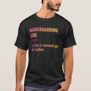 Cool Retro Wakeboarding Graphic For Wakeboard T-Shirt