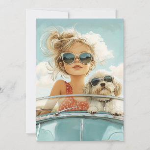 Cool Ride with Best Friend Invitation