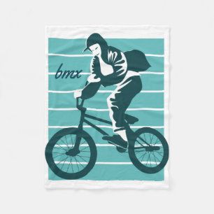 Cool Rider Design - BMX Fleece Blanket