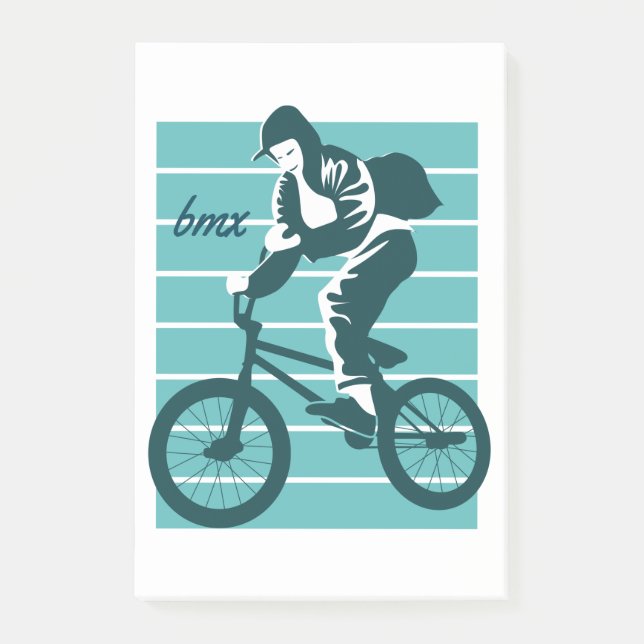 Cool Rider Design - BMX Post-it Notes (Front)