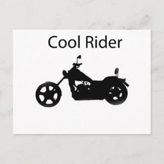 Cool rider postcard