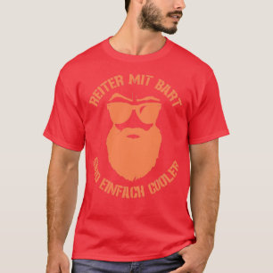 Cool rider with a full beard T-Shirt