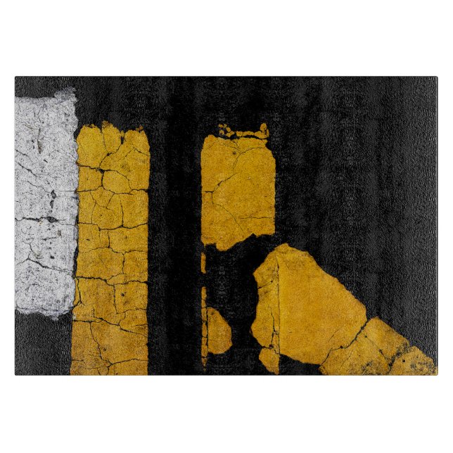 COOL Road Painted Line Cutting Board (Front)