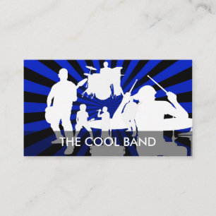 Cool Rock Band Business Cards