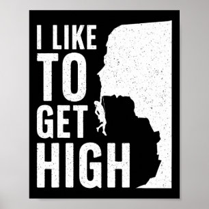 Cool Rock Climbing For Men Women Kids Mountain Roc Poster