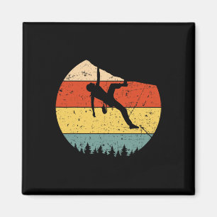 Cool Rock Climbing For Men Women Mountain Climber  Magnet