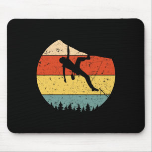 Cool Rock Climbing For Men Women Mountain Climber  Mouse Mat