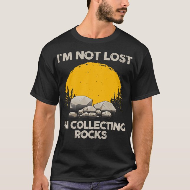 Cool Rock Collecting For Men Women Geologist Rock  T-Shirt (Front)