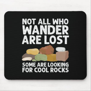 Cool Rock Collector Art For Men Women Geology Hunt Mouse Mat