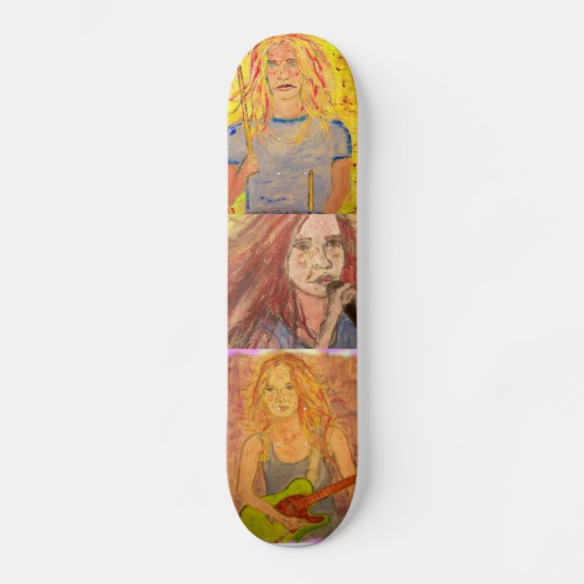 Cool Rock Girls Skateboard (Front)