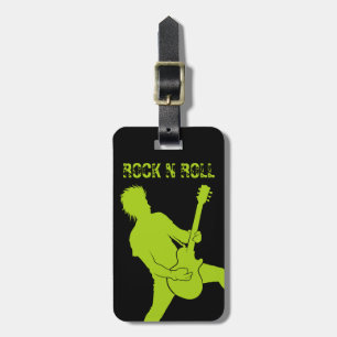 Cool Rock N Roll Luggage Tags