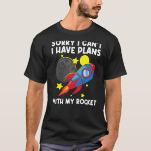 Cool Rocket For Men Women Kids Rockets Space Ship  T-Shirt