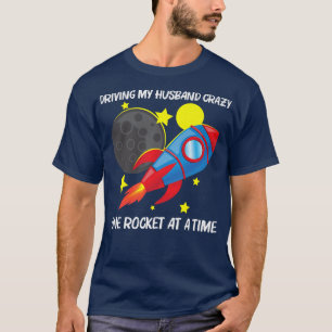 Cool Rocket For Women Mom Kids Rockets Space Ship  T-Shirt