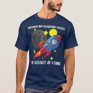 Cool Rocket For Women Mum Kids Rockets Space Ship T-Shirt