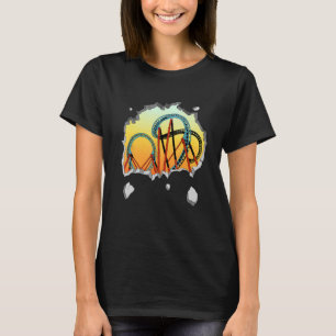 Cool Roller Coaster Gift graphic Amusement Park Ri T-Shirt