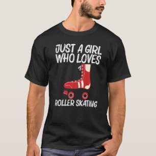 Cool Roller Skating For Girls Kids Recreational Sp T-Shirt