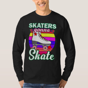 Cool Roller Skating For Men Women Roller Derby Dis T-Shirt