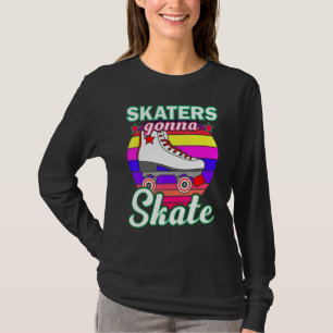 Cool Roller Skating For Men Women Roller Derby Dis T-Shirt