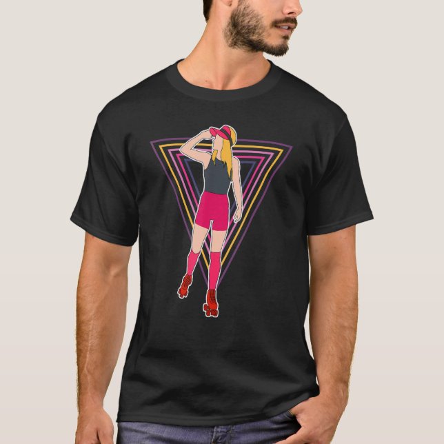 Cool Roller Skating For Women Girl Rollerskate Rol T-Shirt (Front)