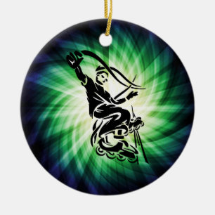 Cool Rollerblade Gift Ceramic Tree Decoration