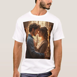 cool romantic t-shirt with author's design love