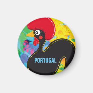 Cool Rooster of Portugal Magnet