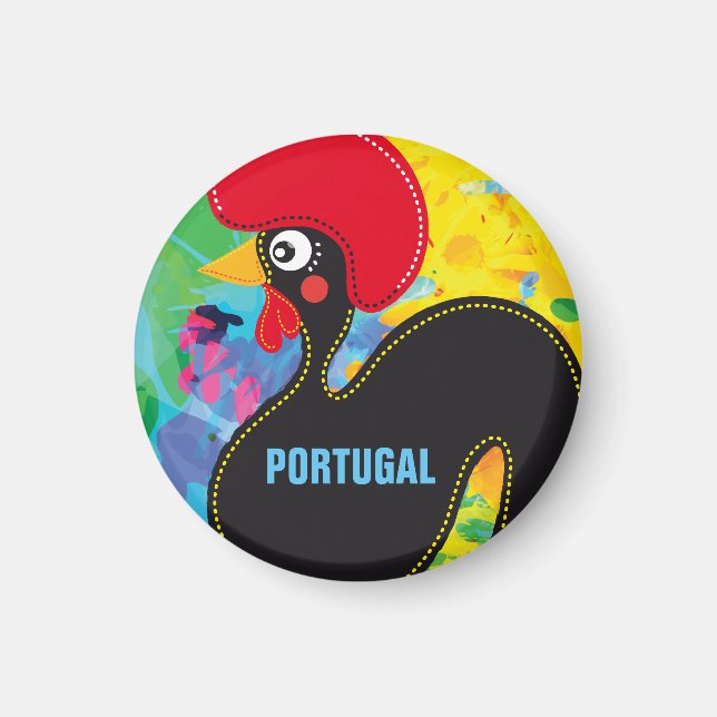 Cool Rooster of Portugal Magnet (Front)